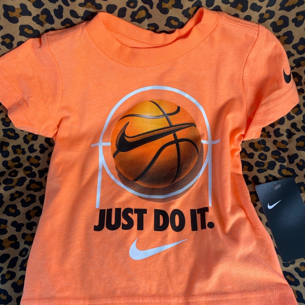 Nike just do it logo with basketball T-Shirt